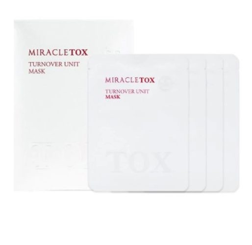 MIRACLETOX Turnover Unit Mask - 4 Mask / Pack