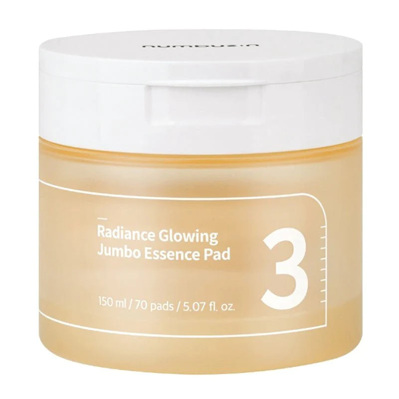 NUMBUZIN - No.3 Radiance Glowing Jumbo Essence Pad 150ml/70 Pads